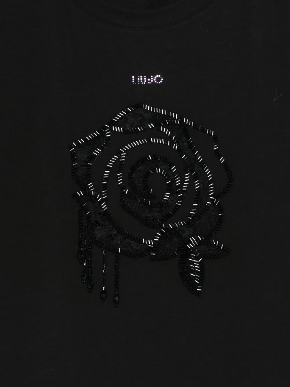 ECS T-SHIRT MODA M/C NERO/NERO FLOW #V9626 LIU JO T-shirt MF5411JS003 V9626