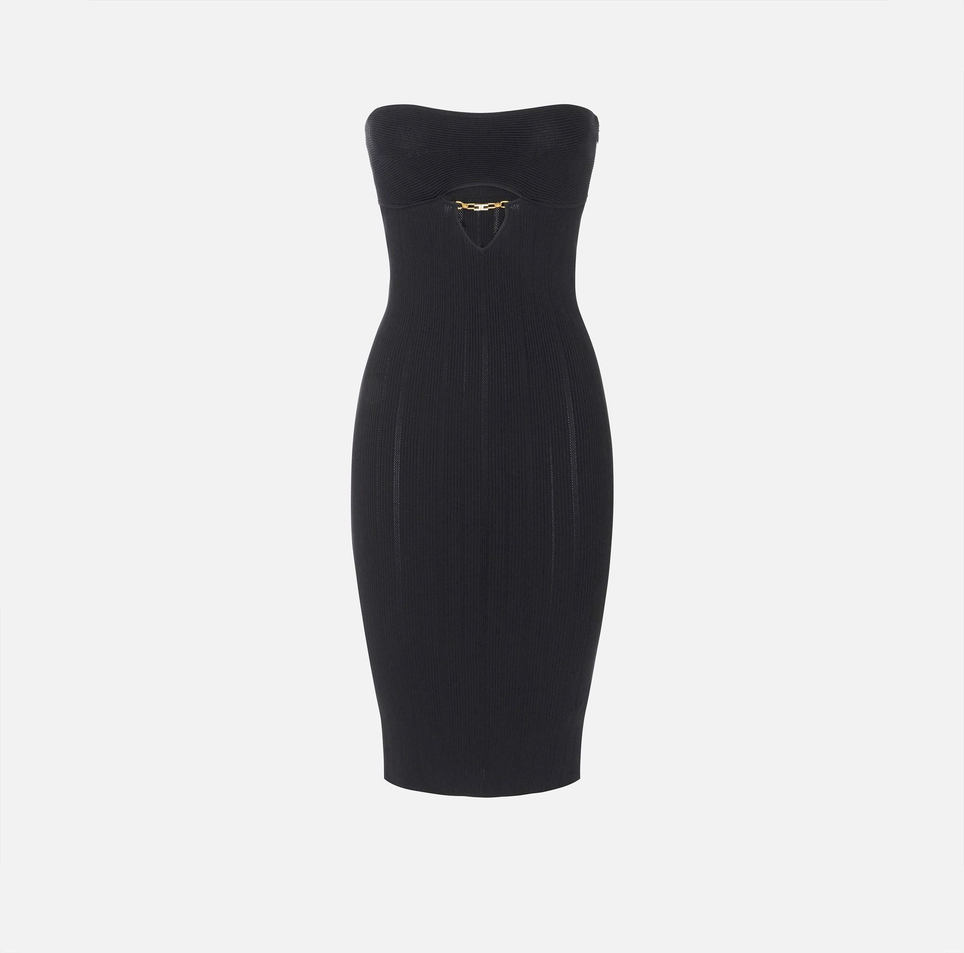 ABITO DI MAGLIA NERO #110 ELISABETTA FRANCHI Vestiti AM05B56E2