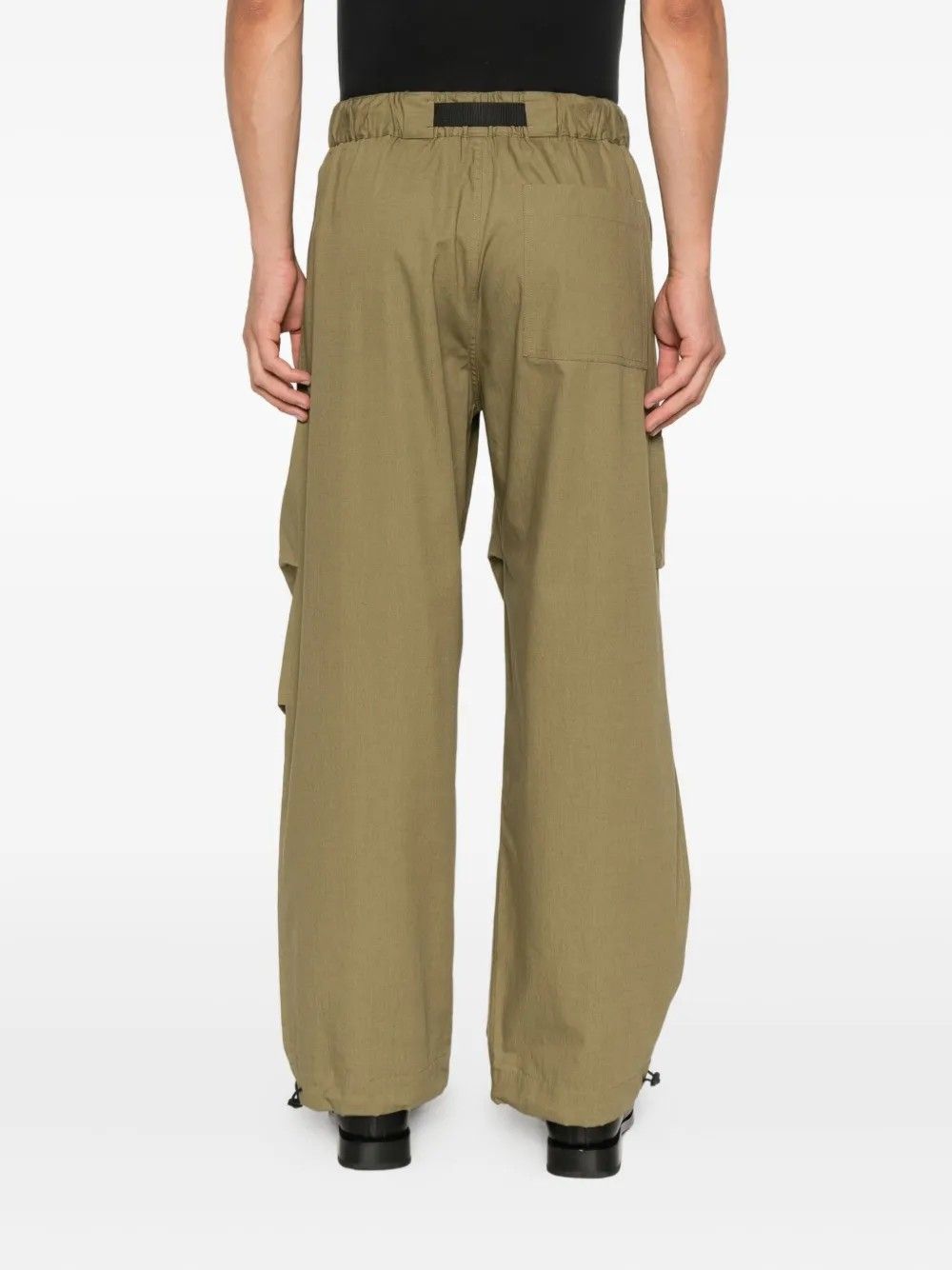 BELTED PANT #MILITARY GREEN STUDIO NICHOLSON Pantaloni CARO SNM 1124