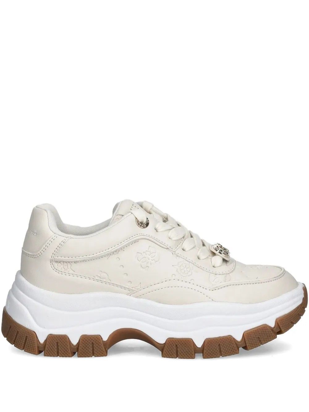 BERRETT2 #CREAM GUESS  Scarpe FLFBRT PEL12 CREAM