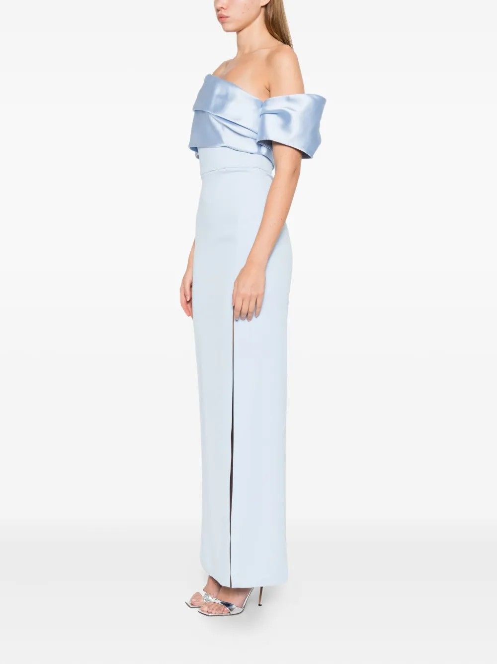 ALEXIS MAXI DRESS #ICE BLUE  SOLACE LONDON Dress OS38019