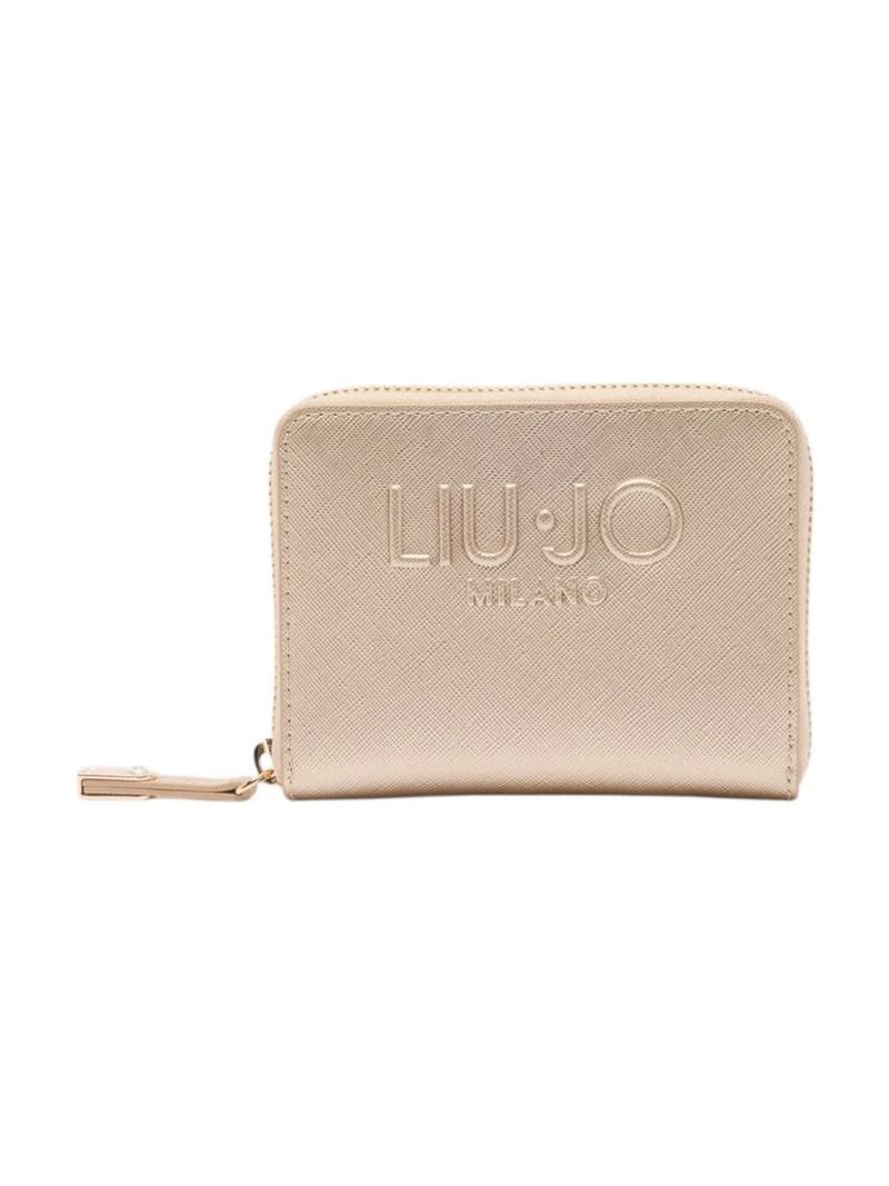 ECS M ZIP AROUND LIGHT GOLD #90048 LIU JO Accessories AF5156E0087 90048