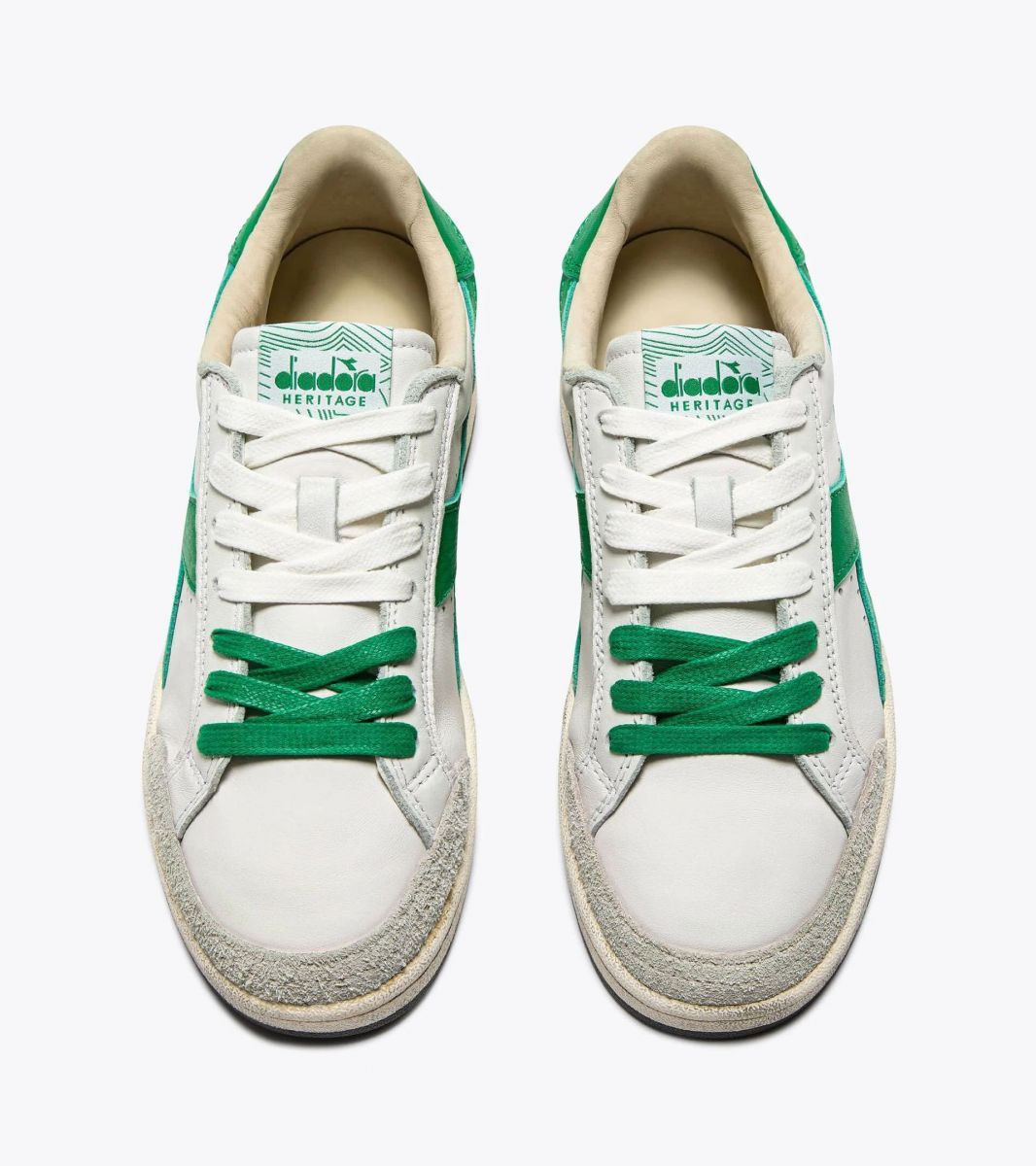 PRESTIGE USED BIANCO/CREMA PISELLO #C1931 DIADORA Shoes 201.182230
