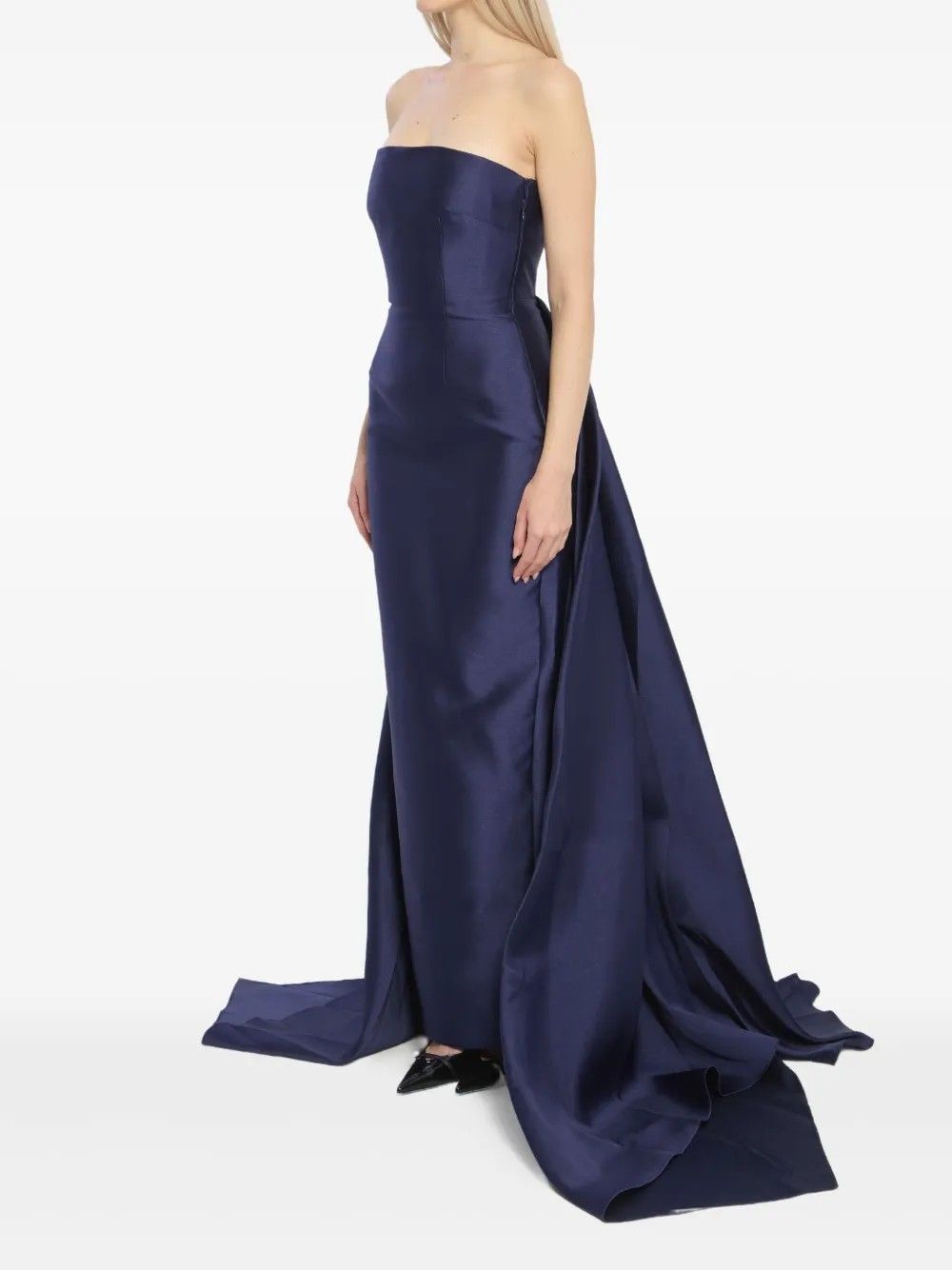 IMANI MAXI DRESS #NAVY SOLACE LONDON Dress OS42005