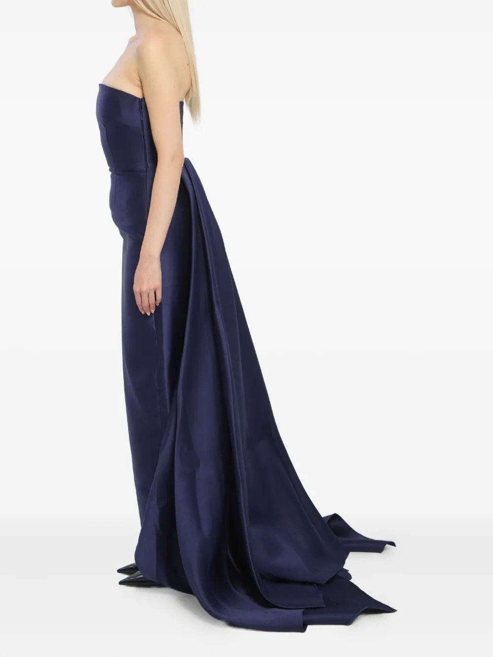 IMANI MAXI DRESS #NAVY SOLACE LONDON Dress OS42005