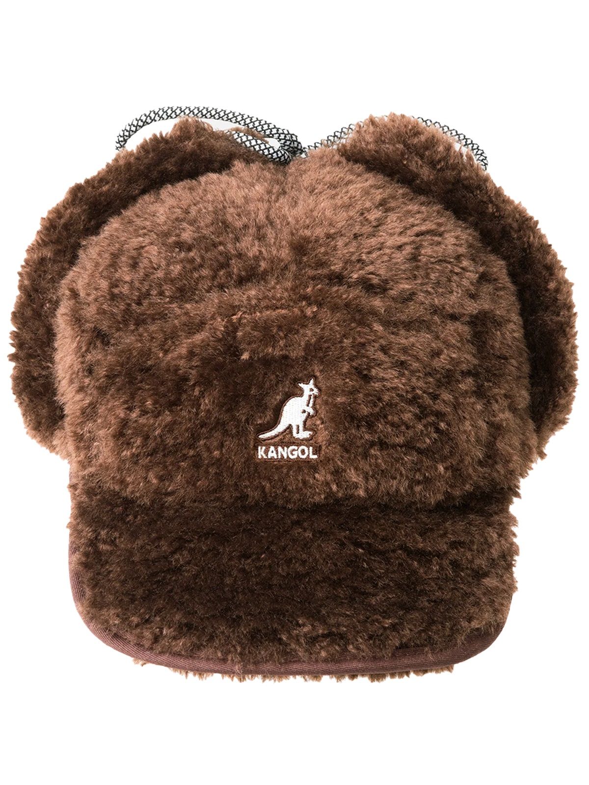 FAUX SHEARLING UTILITY FLAP CAP BROWN #BR204 KANGOL Accessori K5356