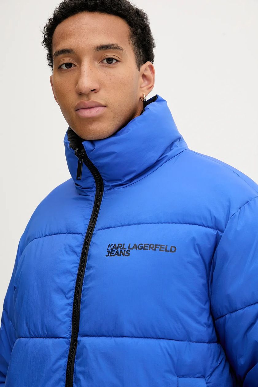REVERSIBLE PUFFER BLUE/BLACK #1AC KARL LAGERFELD Capispalla A4M15033