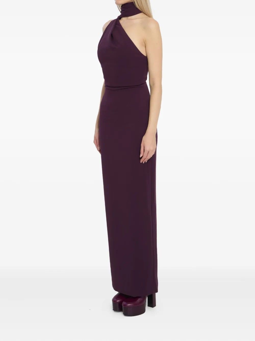 DEMI MAXI DRESS #PLUM SOLACE LONDON Dress OS38011