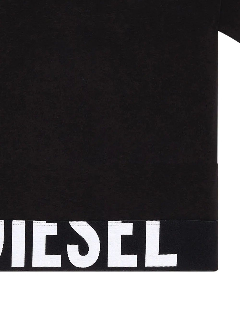 UFTEE-SPORT-CROPPED-T-SHIRT NERO #9XX DIESEL T-shirt A145930HMAU