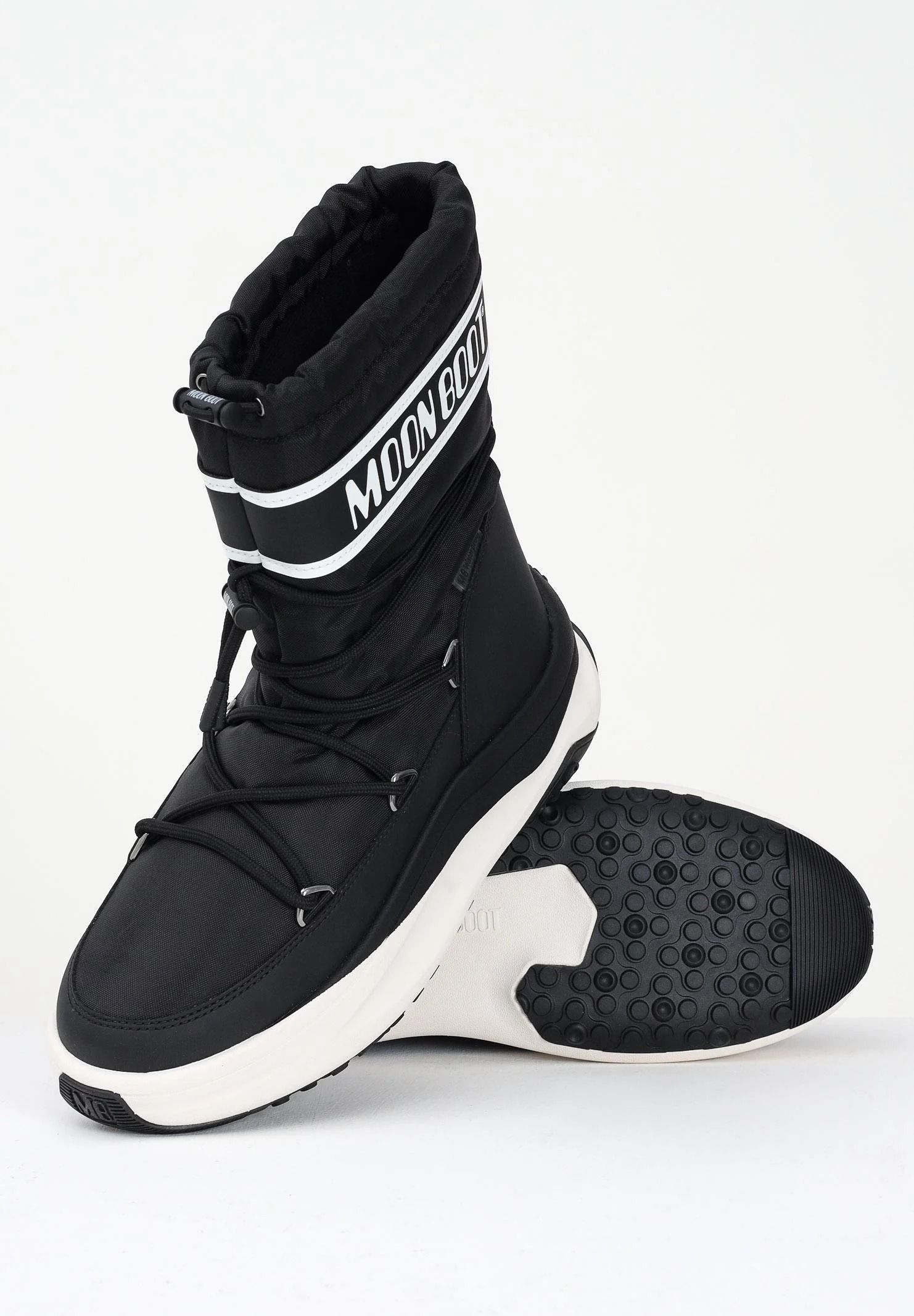 MB MOON247 POLAR WP BLK/SILVER #NH36 MOON BOOT Scarpe 80D2490010