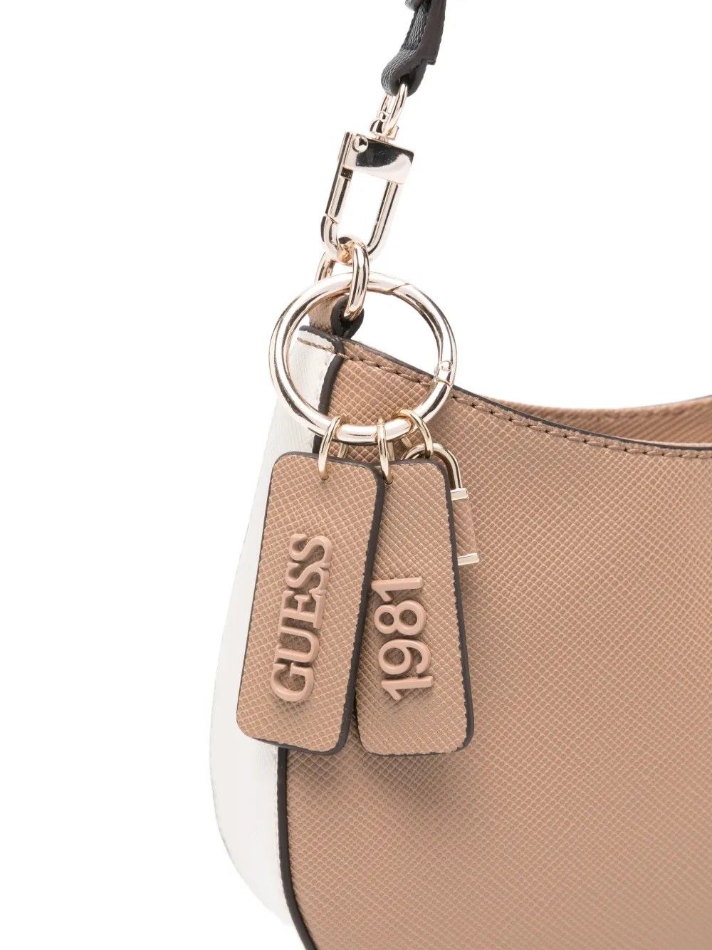 NOELLE II TOP ZIP SHOULDER BAG #TAN MULTI GUESS  Bags HWZG96 72180 TNM