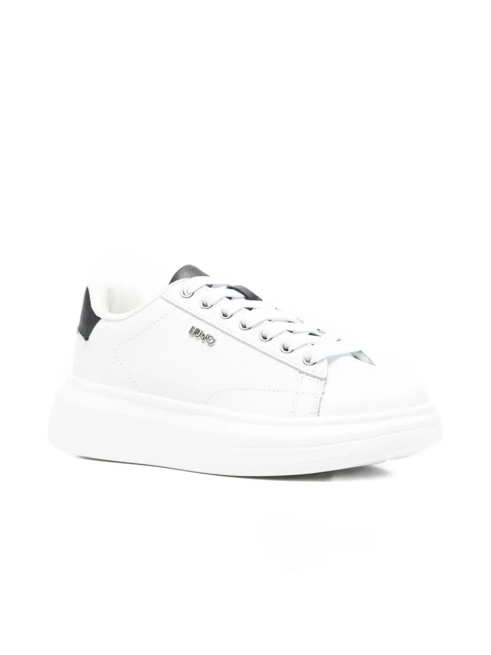 BABOL 01 TUMBLED LEATHER WHITE/BLACK #S1005 LIU JO Scarpe BF5059PX748S1005
