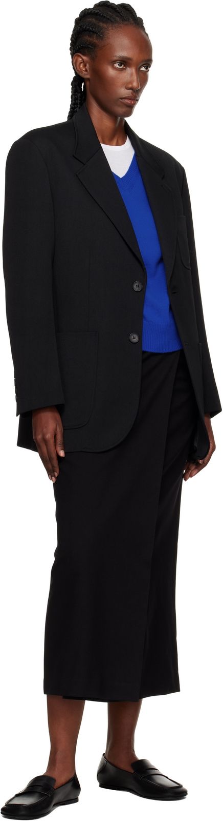 UNISEX OVERSIZED WOOL BLAZER #BLACK DUNST Capispalla UDJA5C104BK