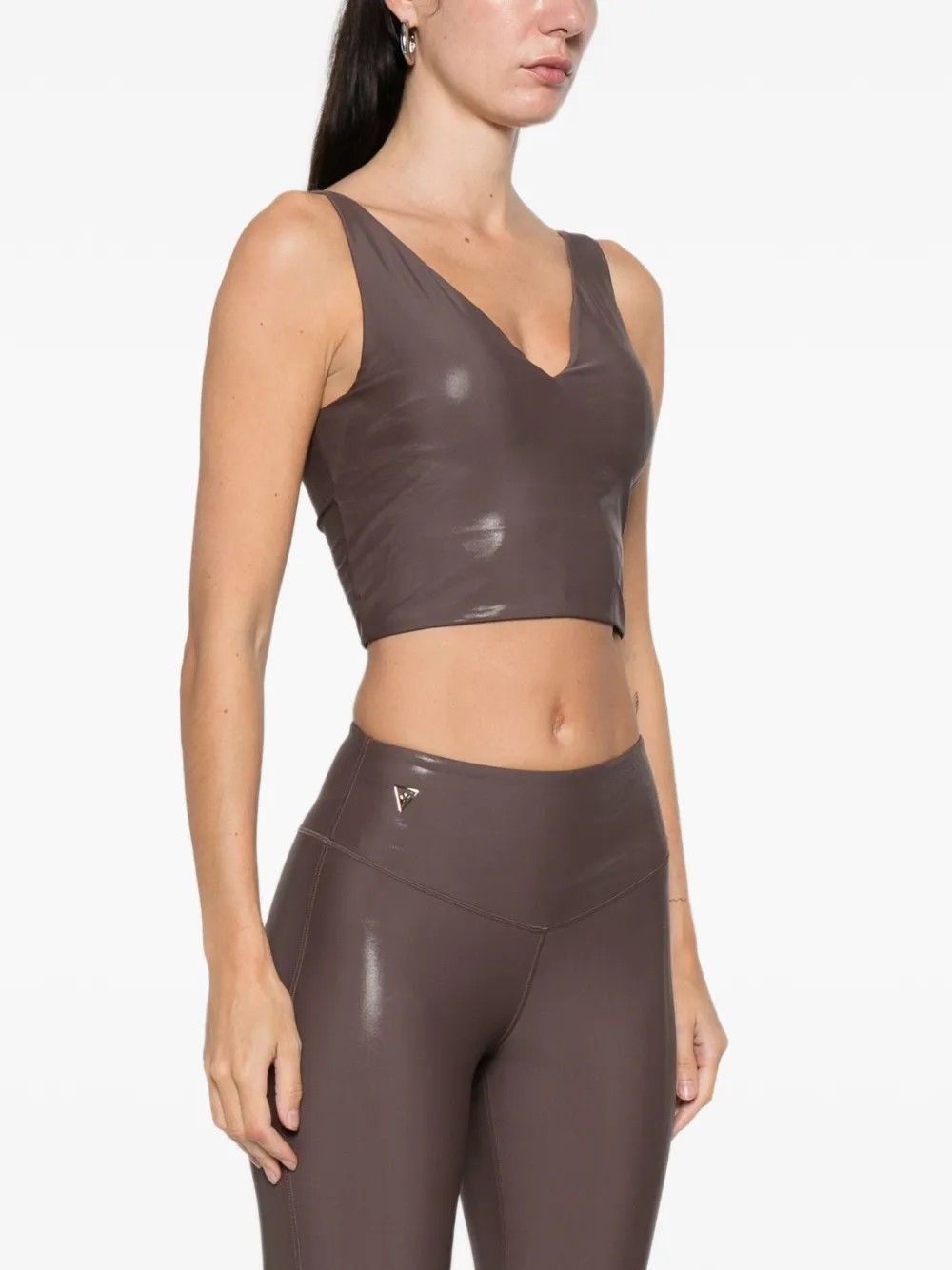 MCH FCF WMN BEBA YOGA TOP #BROWN MACRON Top 20000574