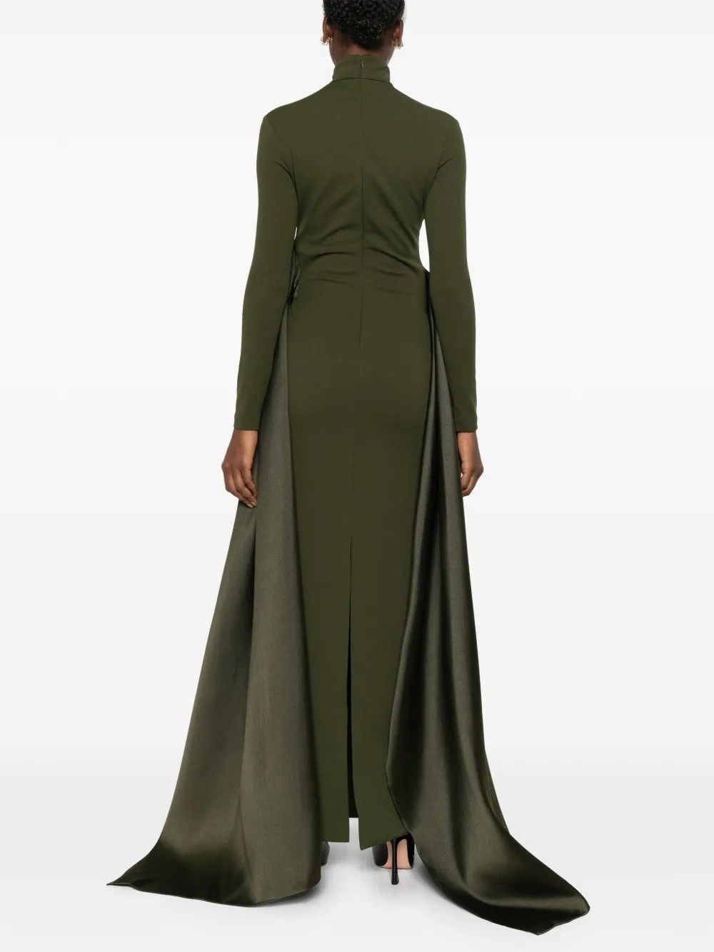 OLIVIA MAXI DRESS #DARK OLIVE SOLACE LONDON Dress OS46010