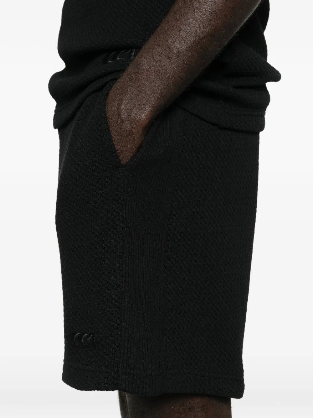SHORTS #NERO CIARAN Shorts CC1 TEXTURED SHORTS