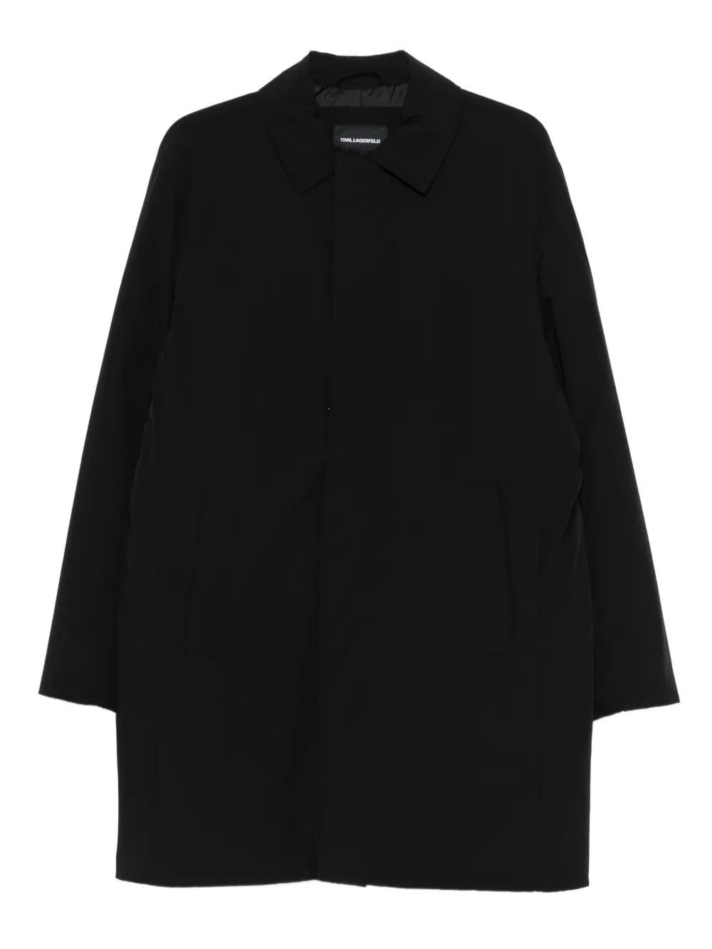 COAT BLACK #990 KARL LAGERFELD Capispalla 45502555458
