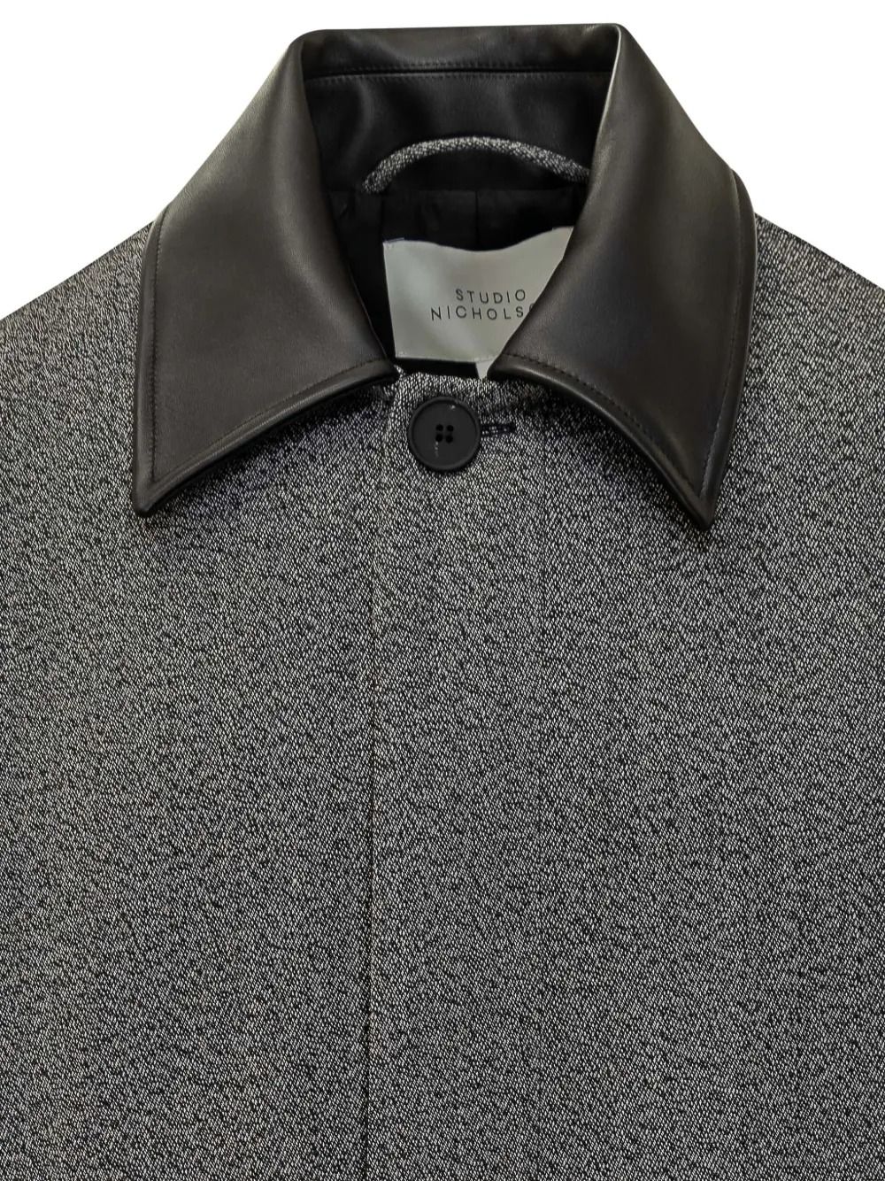 PEAK LAPEL COAT #BLACK/WHITE STUDIO NICHOLSON Outerwear BRYN SNM 1435