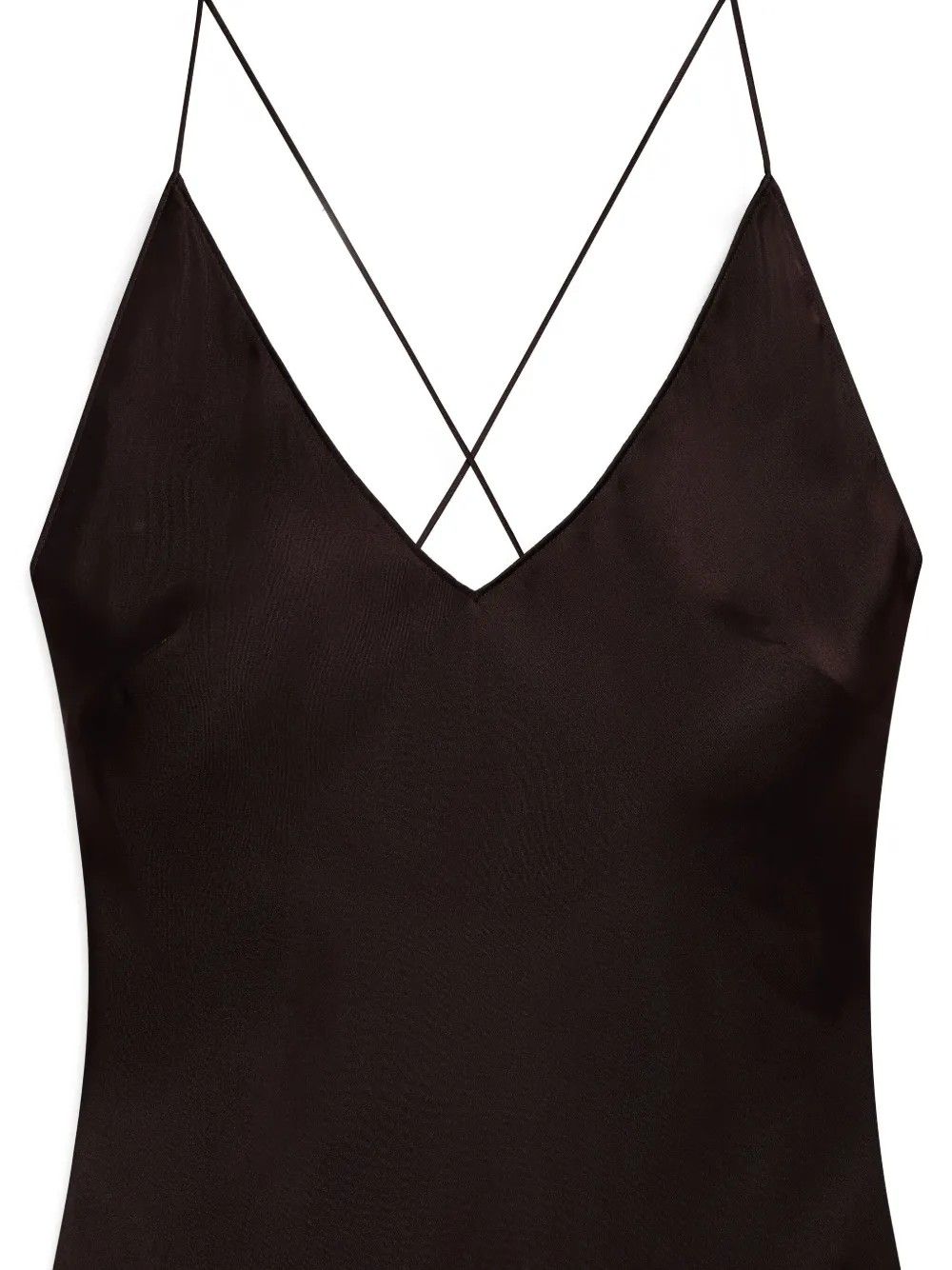 LAUREL DRESS #DARK BROWN ANINE BING Dress A 02 11285 BWN43