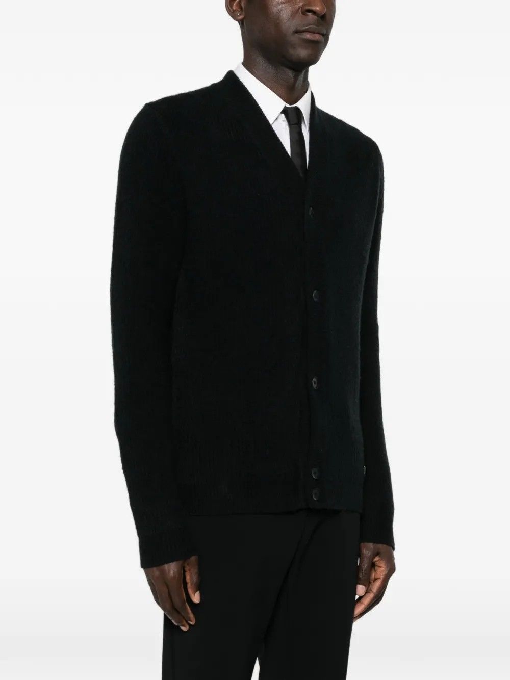 KNIT CARDIGAN BLACK #990 KARL LAGERFELD Jersey 65504155430