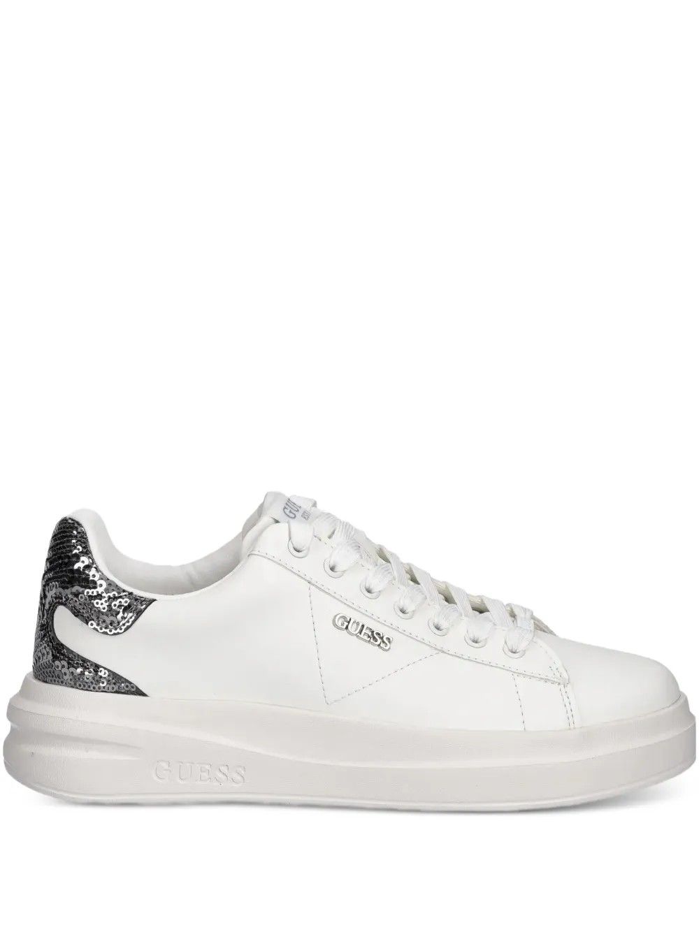 ELBINA10 #WHITE SILVER GUESS  Shoes FLFE10 ELE12 WHISI