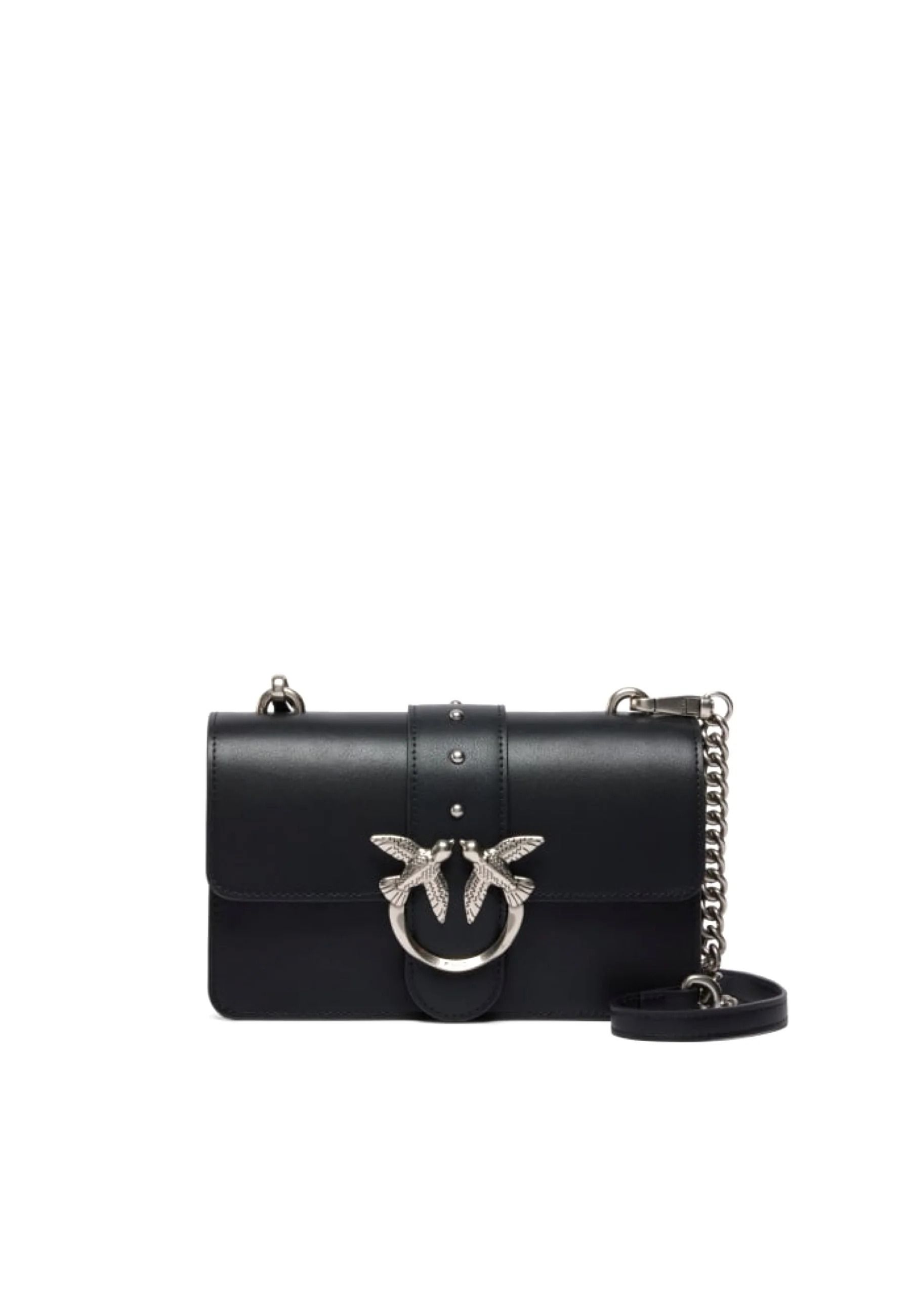 LOVE ONE MINI ST. CL VITELLO SETA NERO #Z99O PINKO Borse 105856 A0F1/Z99O