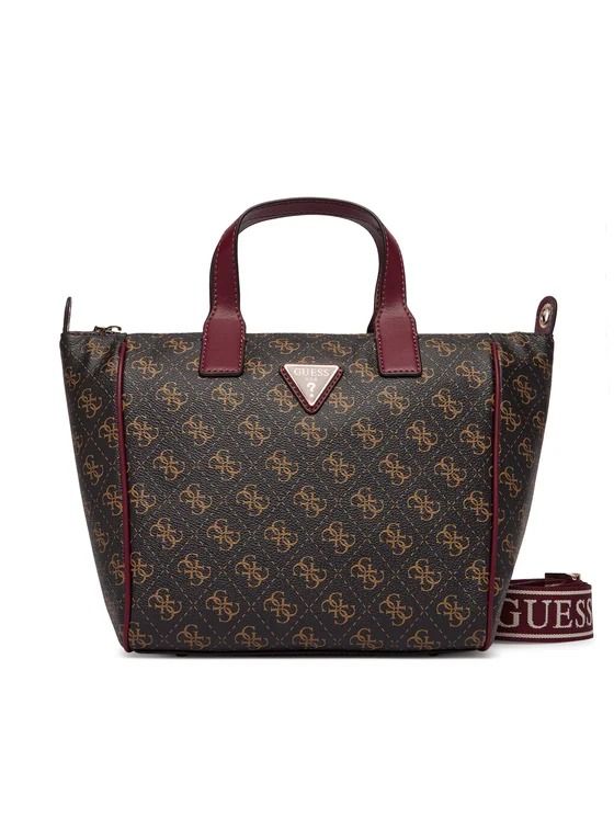 FOLLIE SMALL TOTE #BROWN LOGO GUESS  Bags TWLQ96 76019 BNL