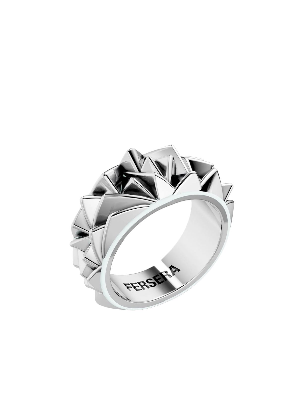 ANELLO #WHITE FERSERA Accessories SCULPTOR'S FACET RING