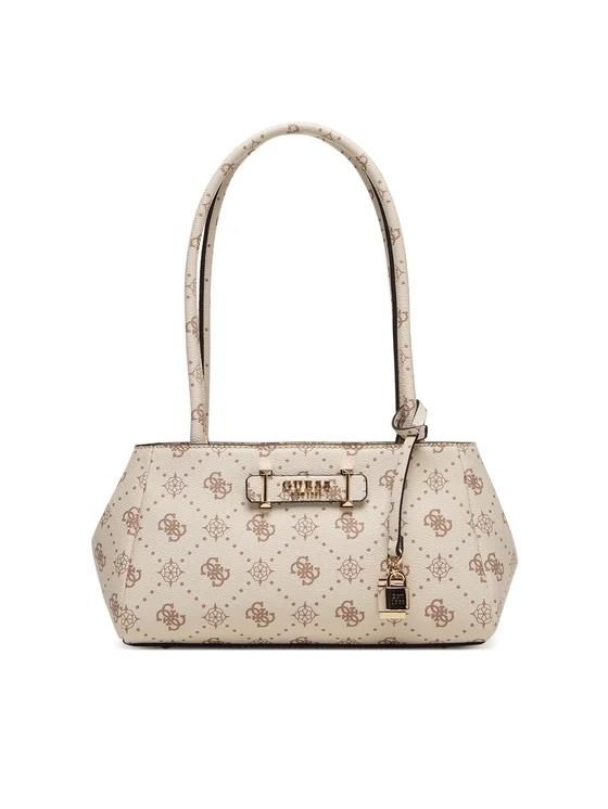 CARRIE LOGO GRLFND SHLDR STCHL #VANILLA LOGO GUESS  Bags HWGP98 98080 VNO