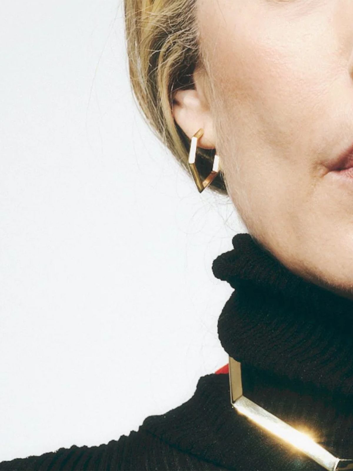 ORECCHINI #WHITE FERSERA Accessories HEXAGON EARRINGS