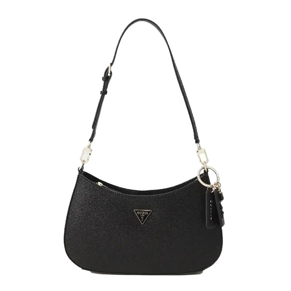 NOELLE II TOP ZIP SHOULDER BAG #COAL LOGO GUESS  Bags HWSO96 72180 CLO