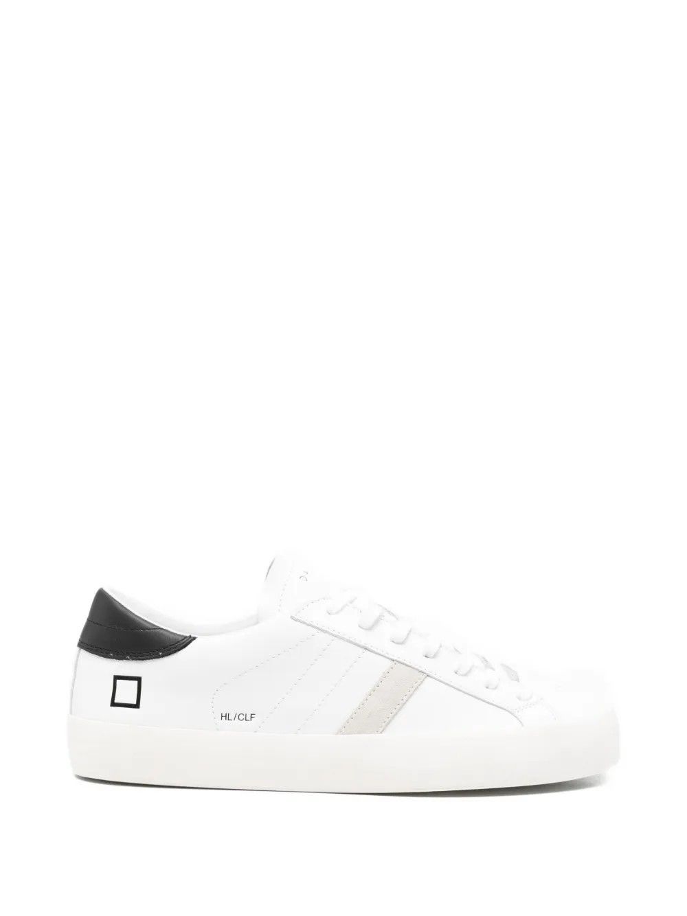 HILL LOW CALF #WHITE-BLACK D.A.T.E. Shoes M441 HL CA WB