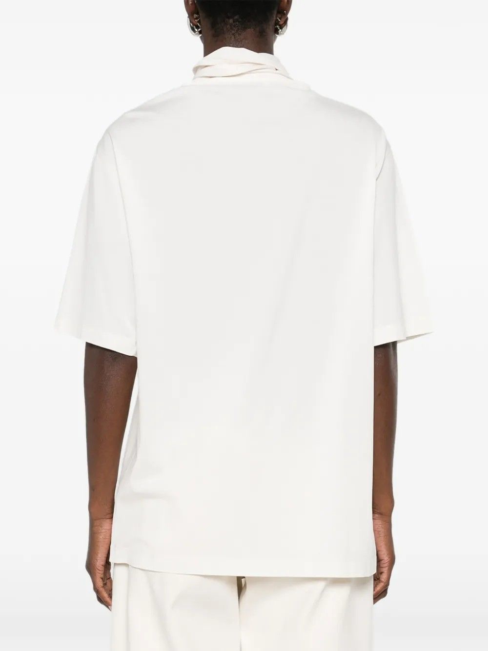 T-SHIRT WITH FOULARD #WH048 LEMAIRE T-shirt TS0030 LJ1018
