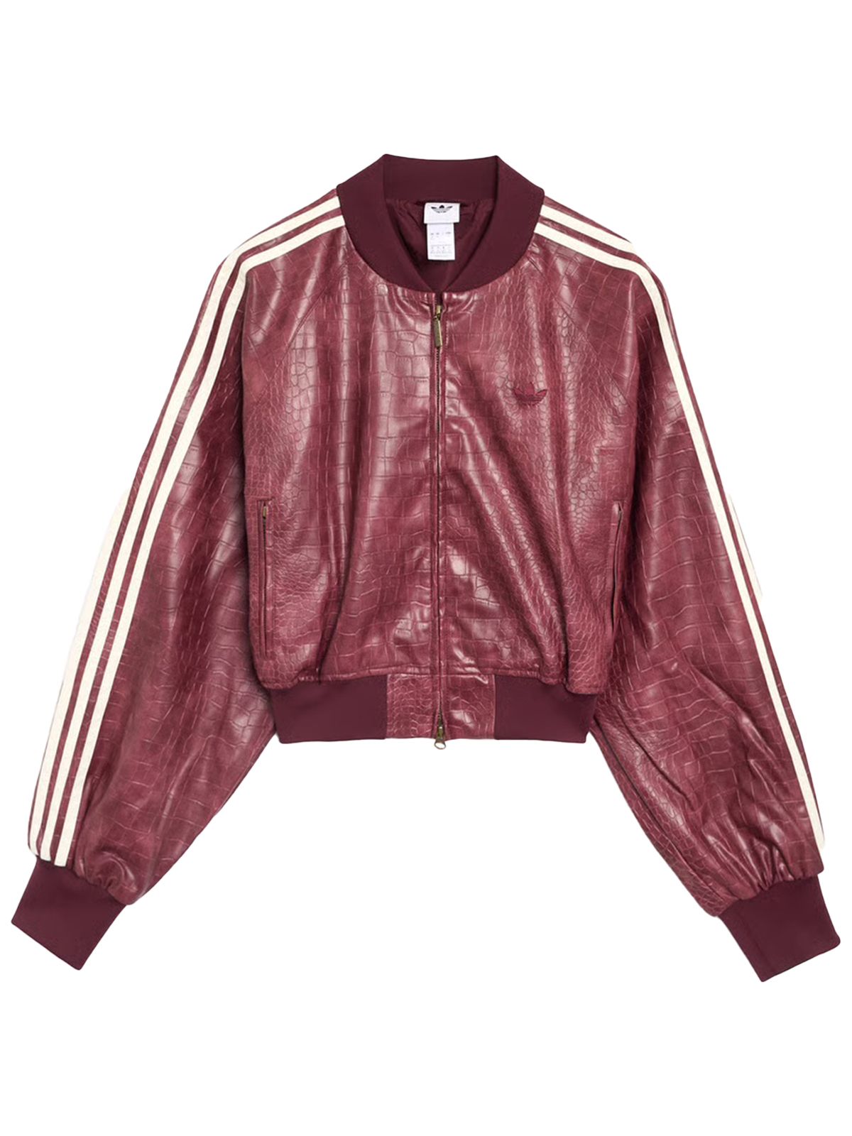 SST PLTHR JKT #MAROON ADIDAS ORIGINALS Capispalla KD8792