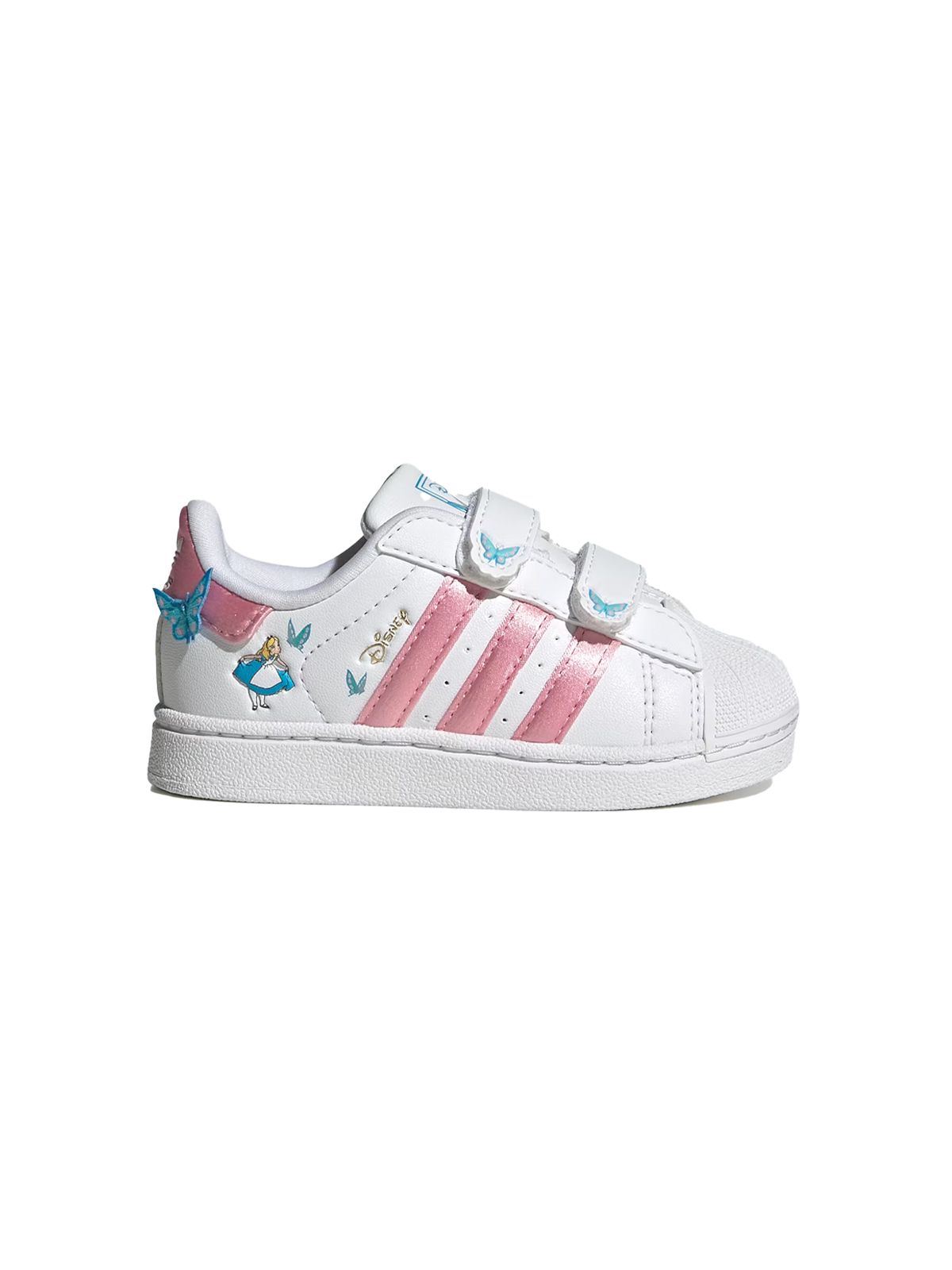 SUPERSTAR II CF I #FTWWHT/LTPINK/LUAQ ADIDAS KIDS Scarpe IH1743