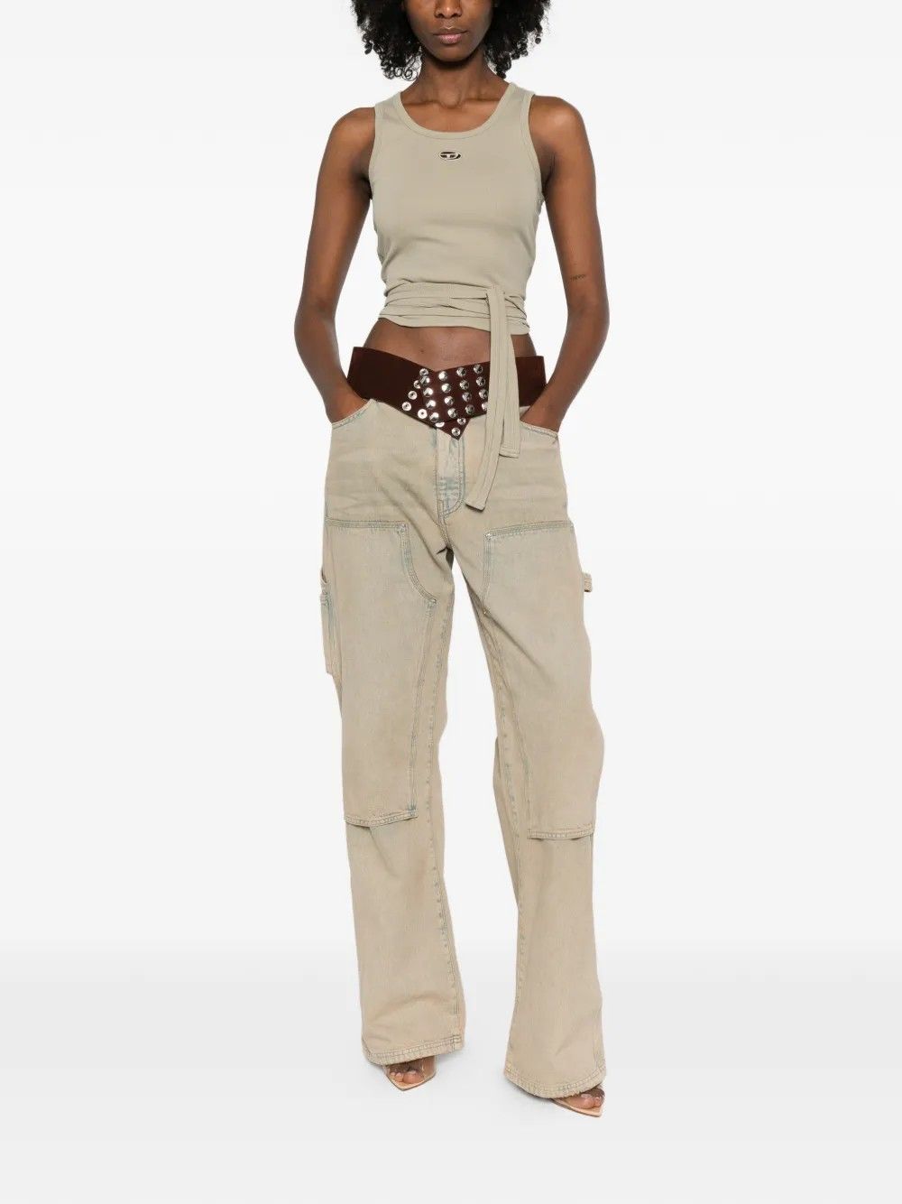 T-ANKY-TAIL-S1 BEIGE #5GD DIESEL T-shirt A210190EJAI