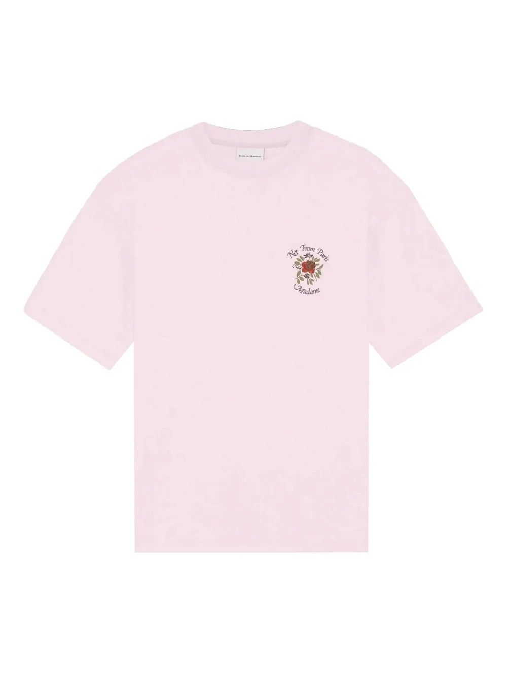 T-SHIRT SLOGAN ROSE #LIGHT PINK DROLE DE MONSIEUR T-shirt J TS210 CO002 LPI