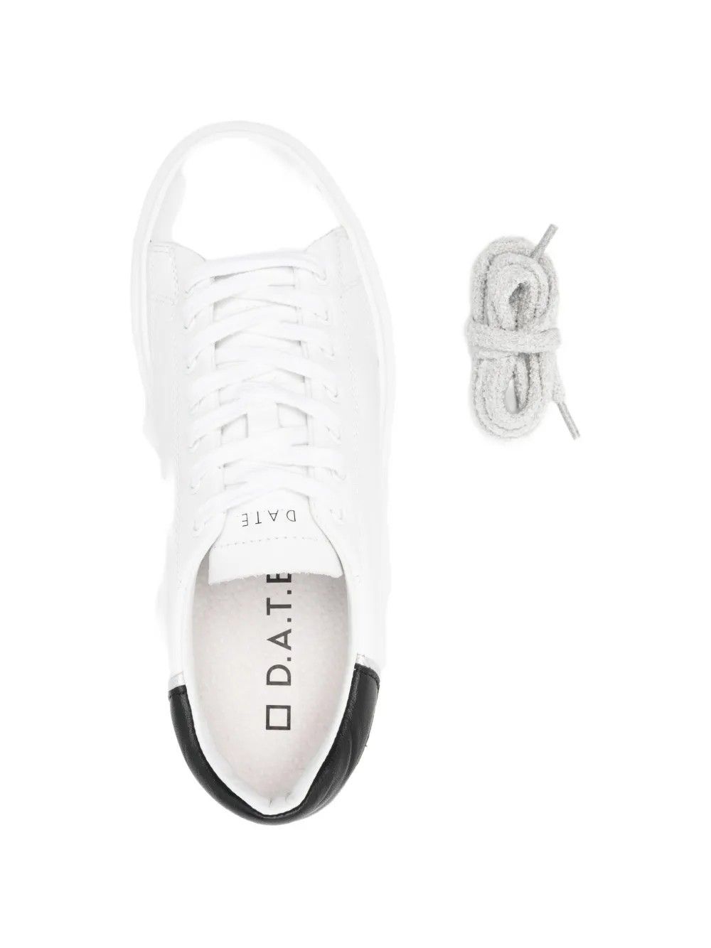 SFERA CALF #WHITE-BLACK D.A.T.E. Scarpe W441 SF CA WB