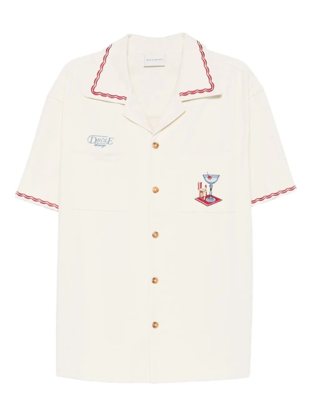 CHEMISE COCKTAIL #OFF WHITE DROLE DE MONSIEUR Camicie J SH227 CO215 OW