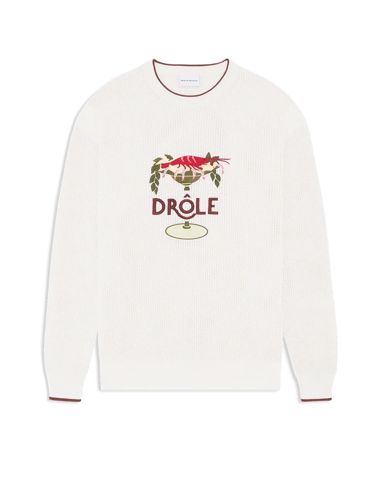 MAILLE LOBSTER CUP #OFF WHITE DROLE DE MONSIEUR Maglieria J PO198 CO207 OW