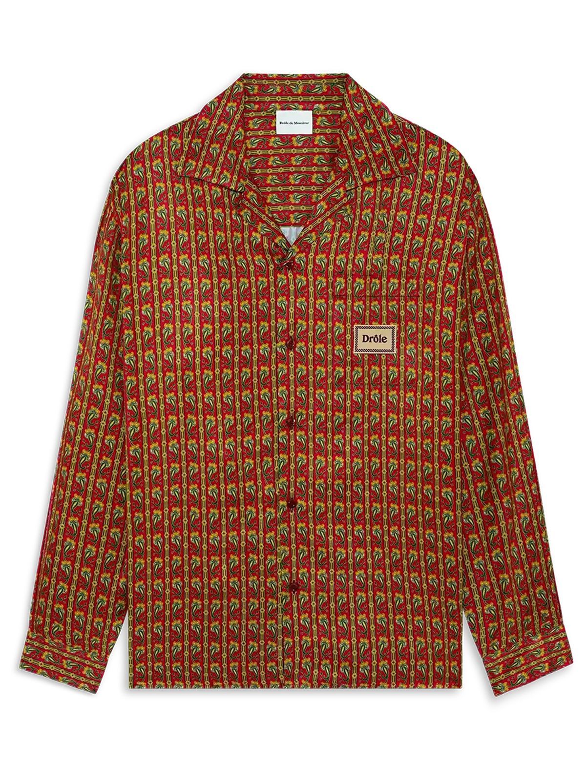 CHEMISE PAISLEY #RED DROLE DE MONSIEUR Camicie J SH233 VI027 RD