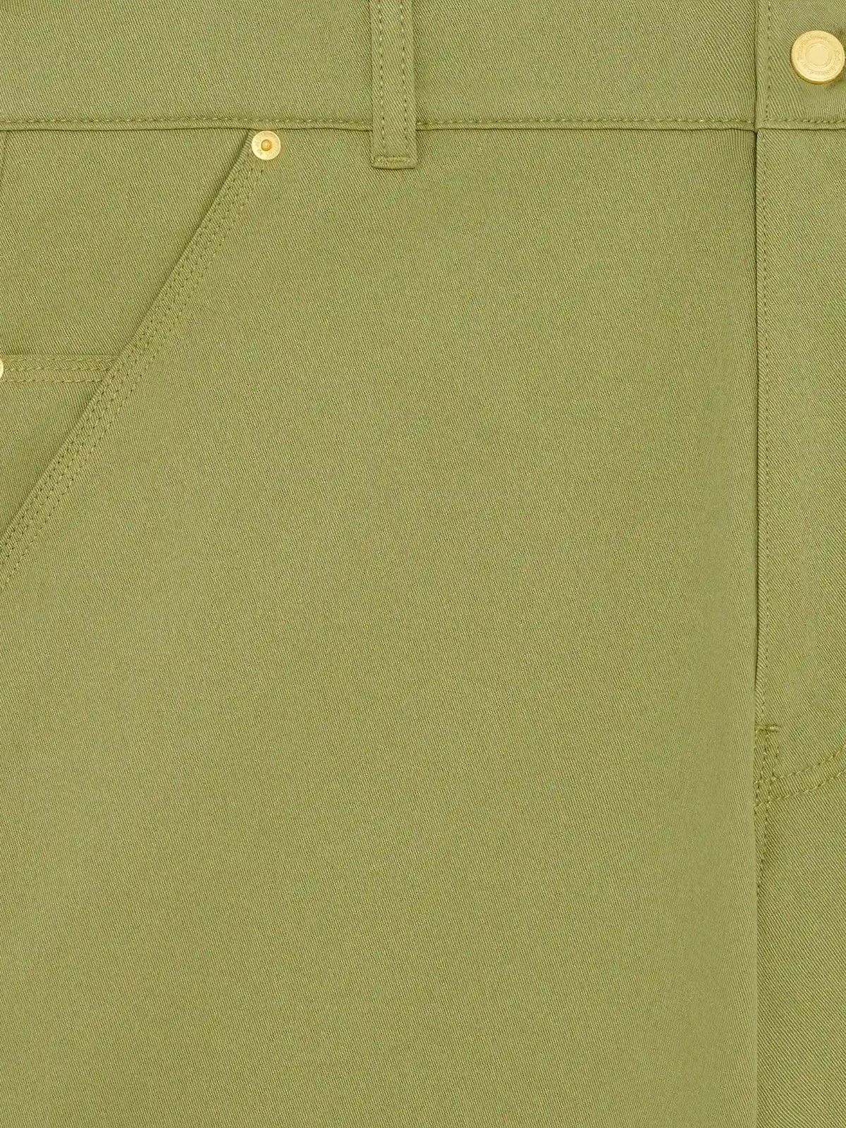 SHORT BAGGY COTON #OLIVE DROLE DE MONSIEUR Shorts J BS167 CO214 OL