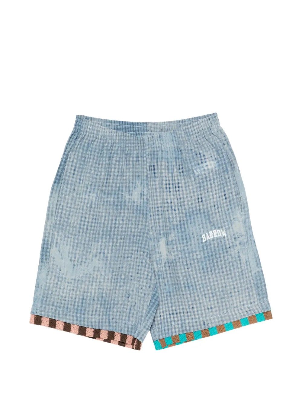 CHAMBRAY SHORTS UNISEX DENIM BLU CHIARO/LIGHT BLU DENI #172 BARROW Shorts S6BWUABE056