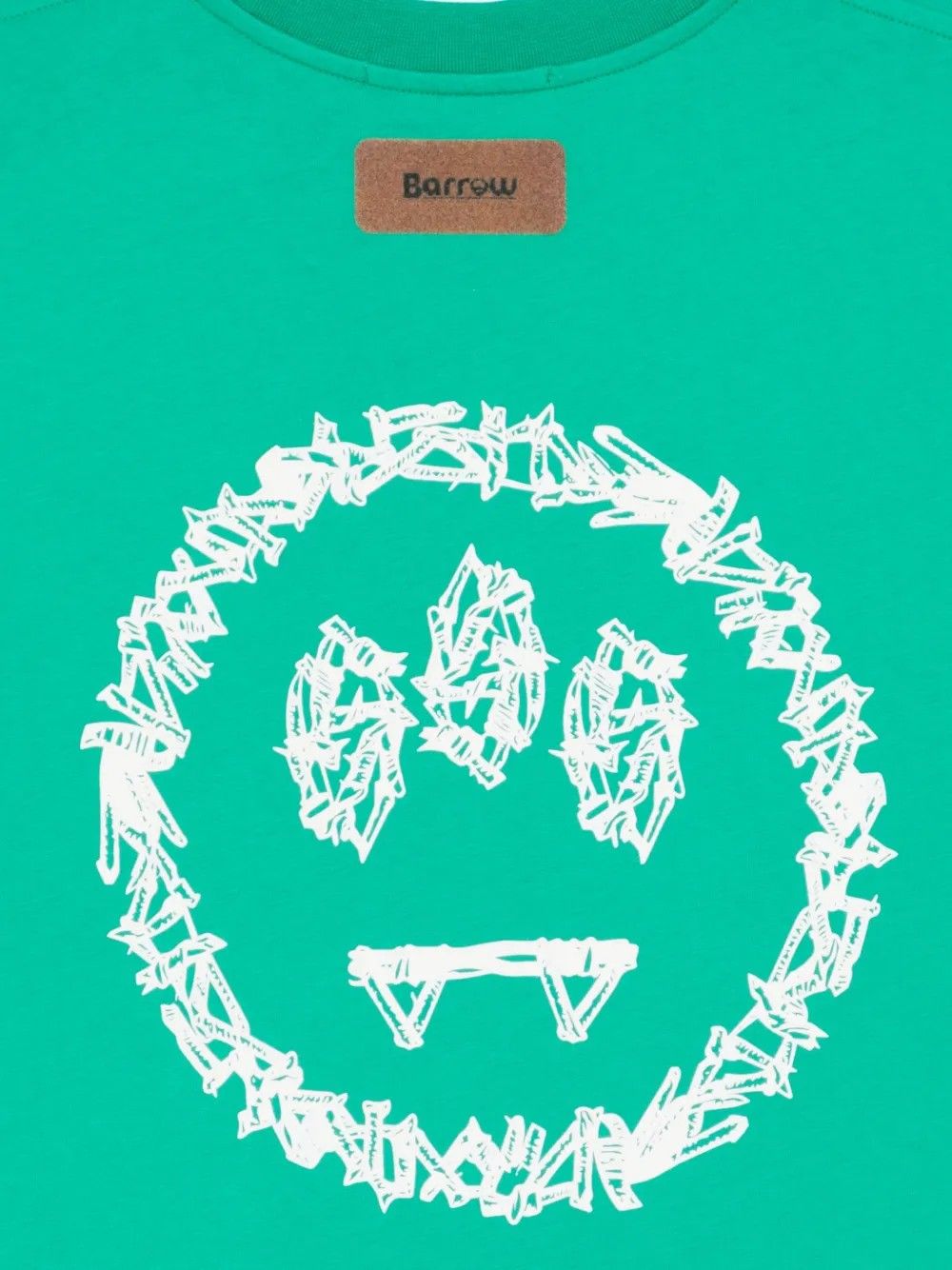 JERSEY T-SHIRT UNISEX VERDE/GREEN #080 BARROW T-shirt S6BWUATH085