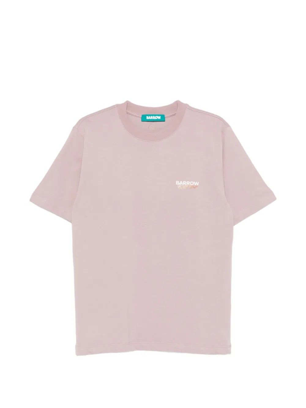 JERSEY T-SHIRT UNISEX SMOKE PINK #963 BARROW T-shirt S6BWUATH076