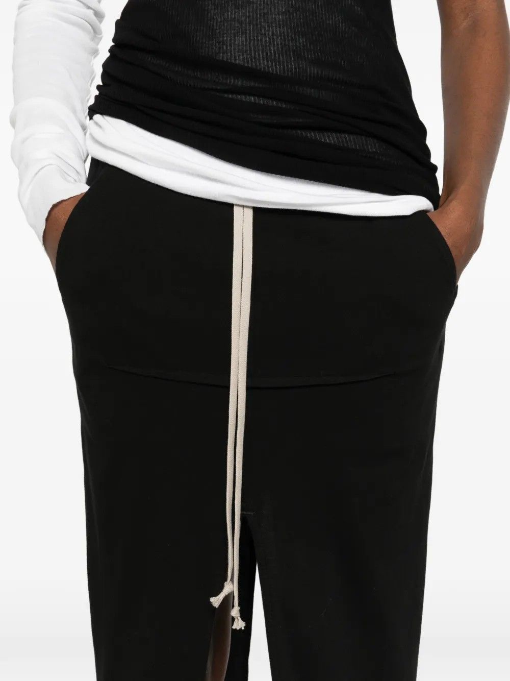 PULL ON SLICED SKIRT BLACK #09 RICK OWENS DRKSHW Gonne DS01F4341 RN