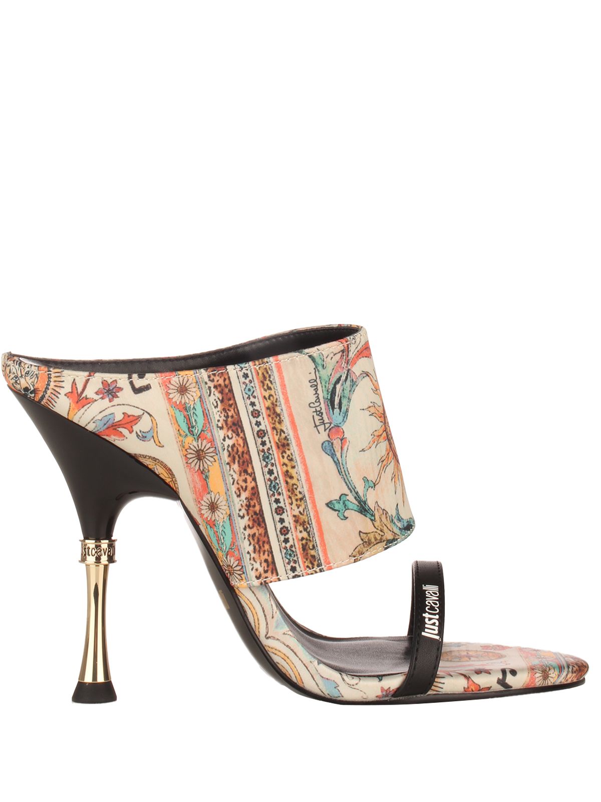 FONDO CRISBY PRINTED SATIN #R85 JUST CAVALLI Shoes 80RA3S49 ZSE40