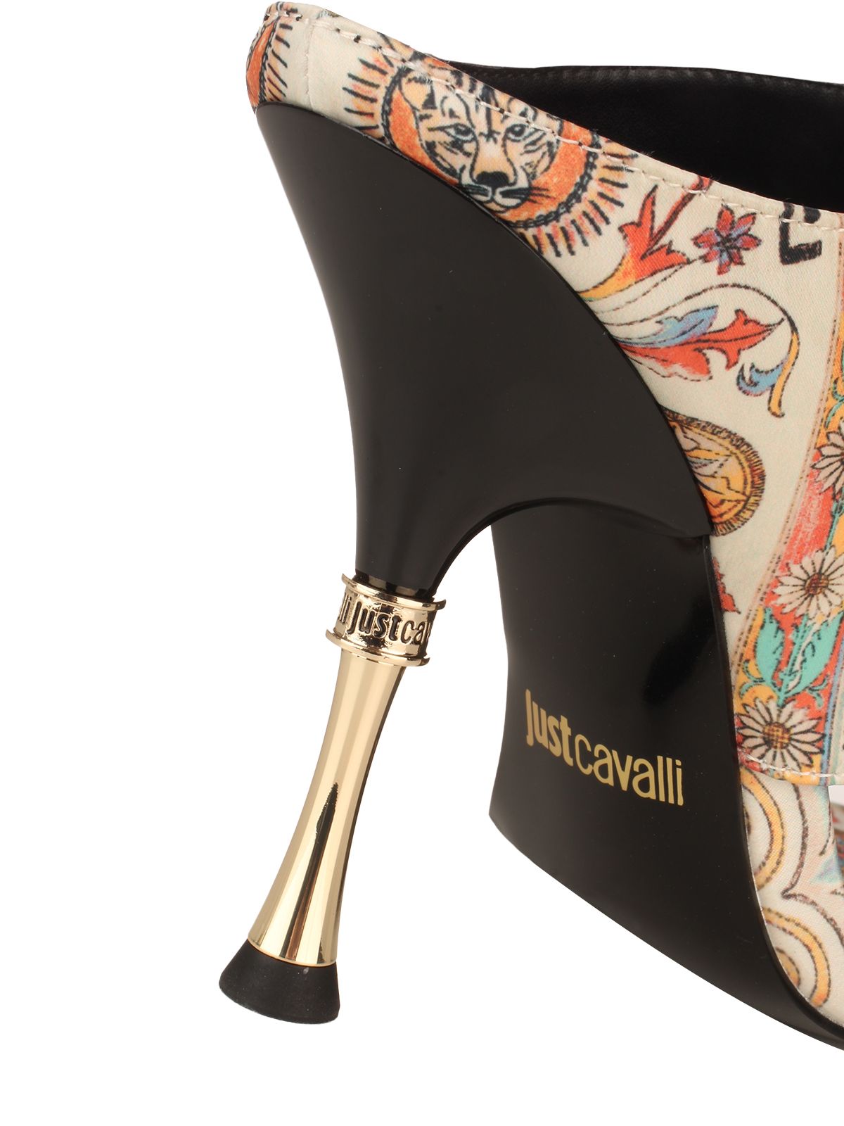 FONDO CRISBY PRINTED SATIN #R85 JUST CAVALLI Shoes 80RA3S49 ZSE40