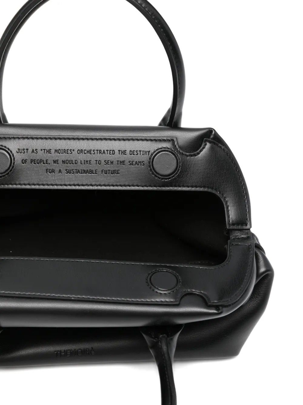 TALLIA TRANK SMALL VEGAN FABRIC JET BLACK #0303A THEMOIRÈ Bags 261WTMTTS OOVF