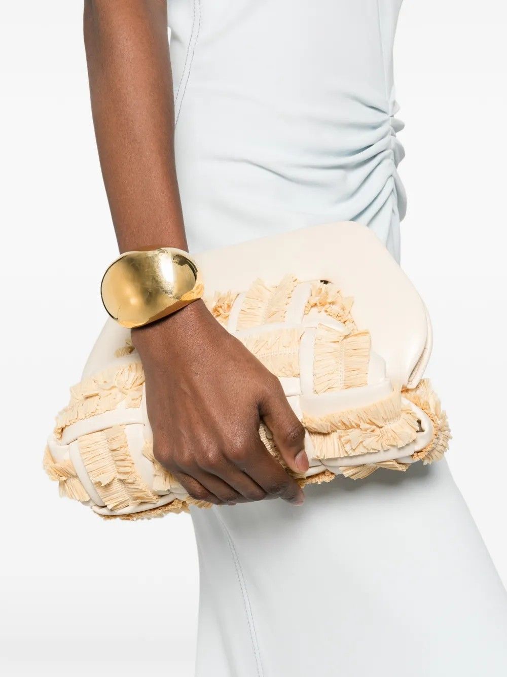 BIOS MEDIUM  INTRECCIO RAFIA BUTTER CREAM #0108B THEMOIRÈ Borse 261WTMBM0 OIRA